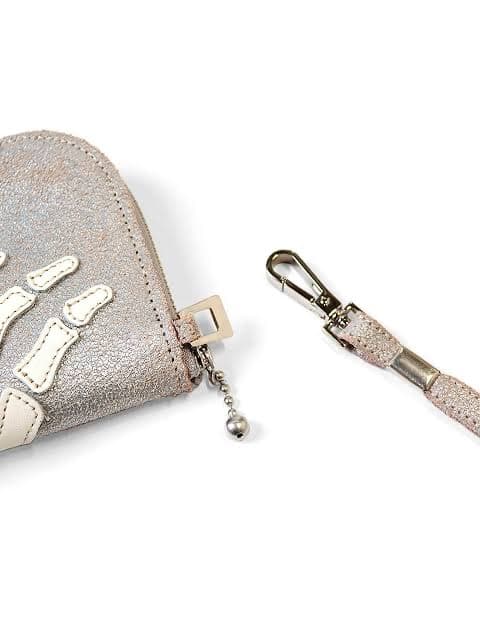 kapital レザー THUMBS UP BONE ネックBAG シルバー - メルカリ