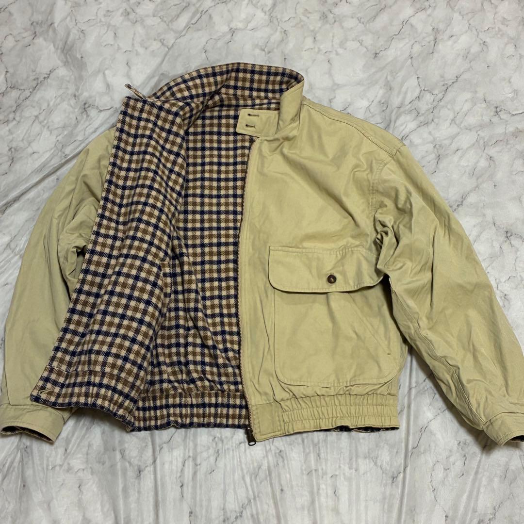 Aquascutum 90 80s 2WAY リバーシブル ハリストンジャケット - メルカリ