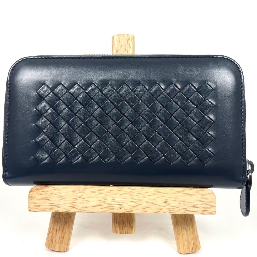 ボッテガヴェネタ 長財布 イントレチャートラウンドファスナー 希少