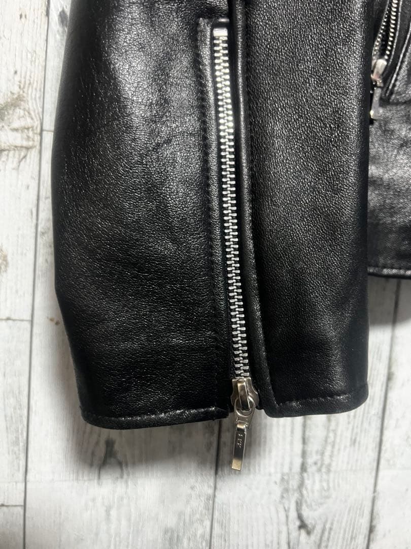 SHIMOKITAZAWA RINGO シングルライダース 本革 短丈 XL - メルカリ