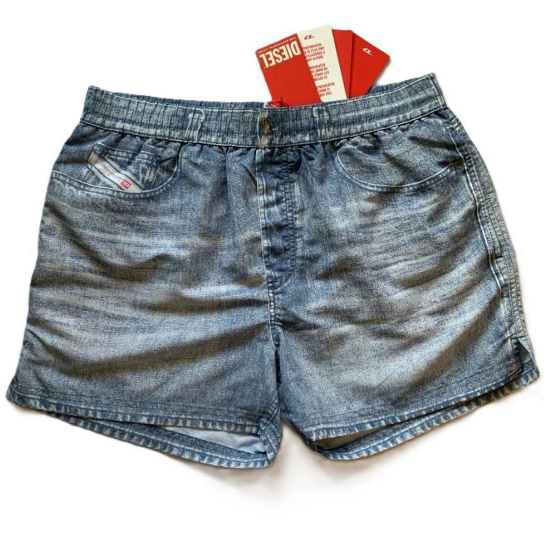 新品 DIESEL スイム ハーフ パンツ L A13161 BMBX KEN - 水着