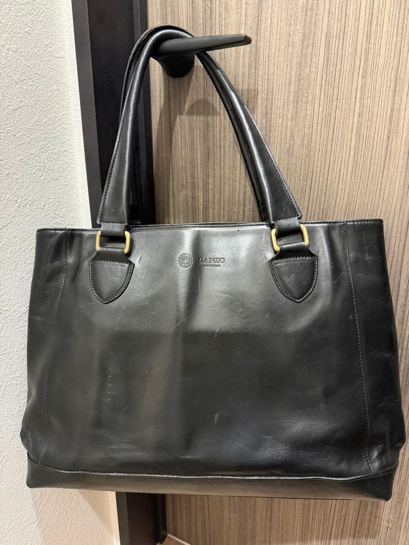 GANZO GUD ジーユーディー オープントートバッグ ブラック - メルカリ