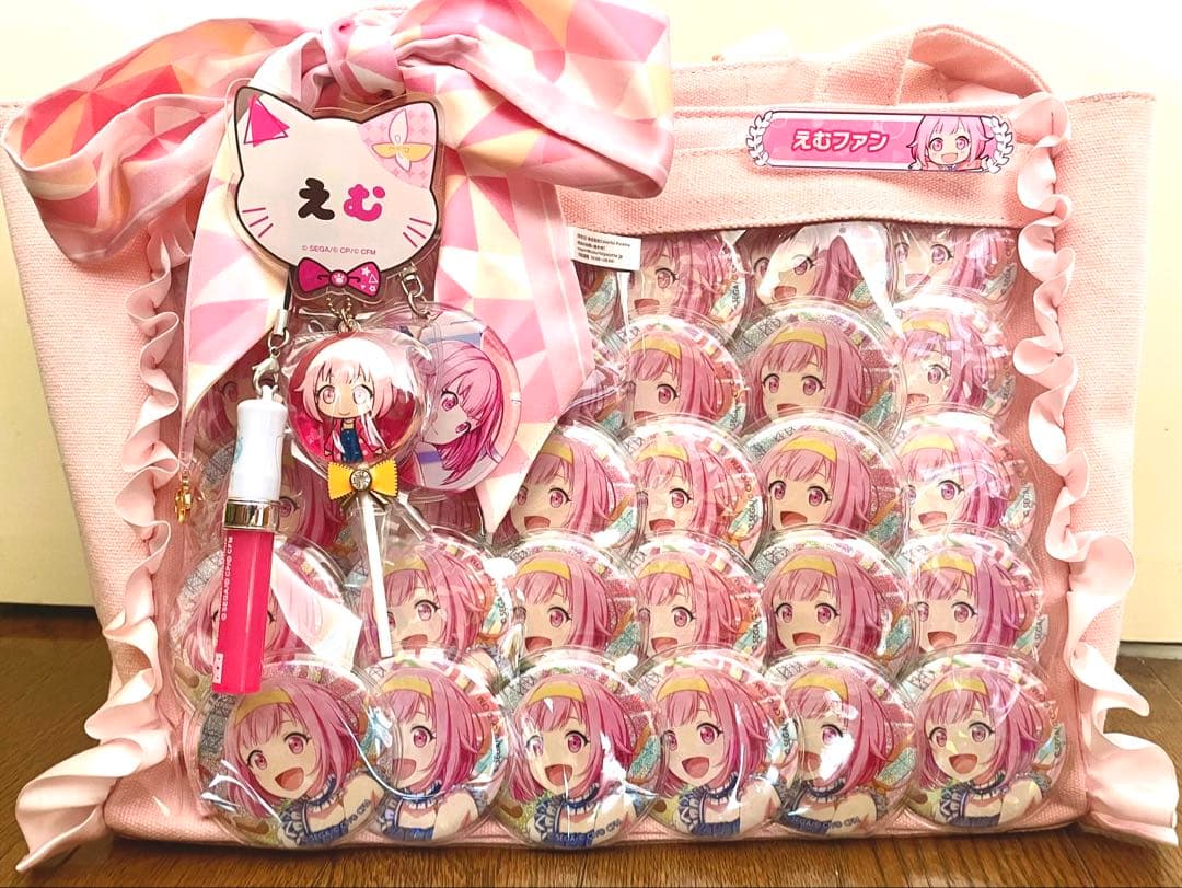 プロセカ 鳳えむ 缶バッジ 痛バッグ グッズまとめ売り - メルカリ