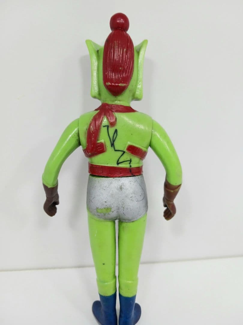 希少 当時物 グリーンマン ソフビ - メルカリ
