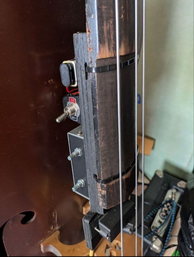 自作】EMG ウッドベース用 ピックアップ - メルカリ