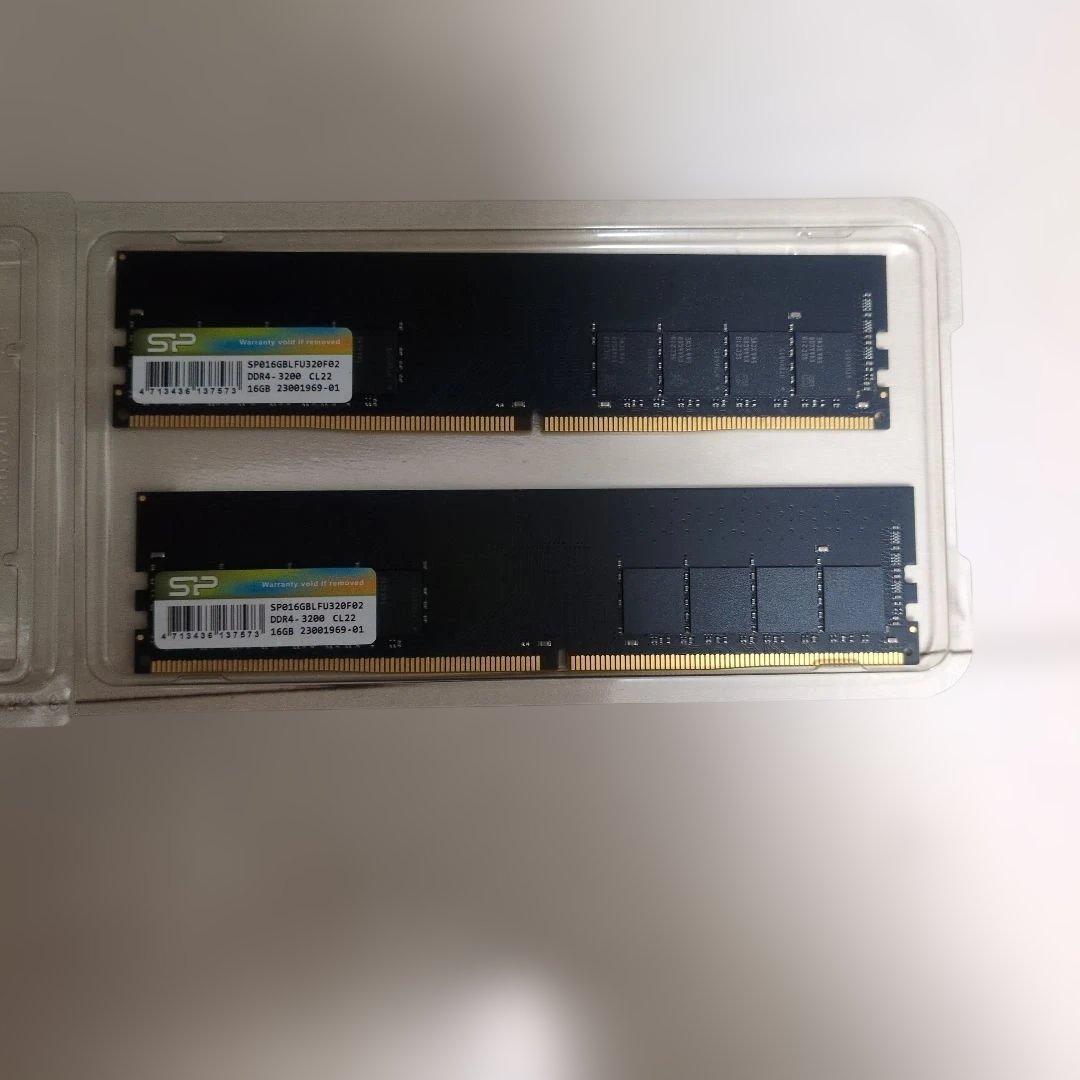 【箱無】SP メモリ DDR4-3200 16GB × 2枚 シリコンパワー ノートPC用メモリ DDR4-3200 16GB x 2枚入