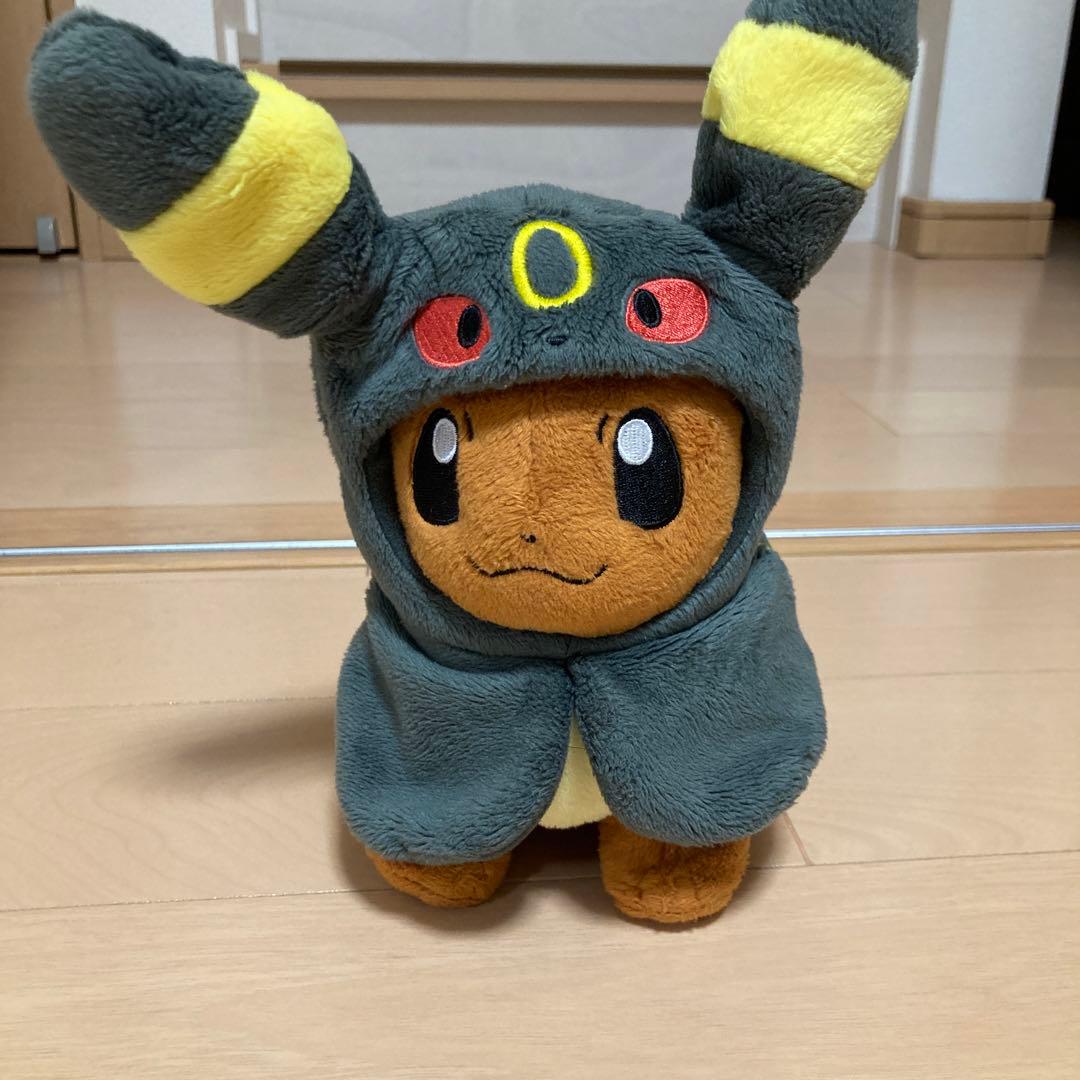 イーブイ ポンチョ ブラッキー ぬいぐるみ ポケモンセンター - メルカリ