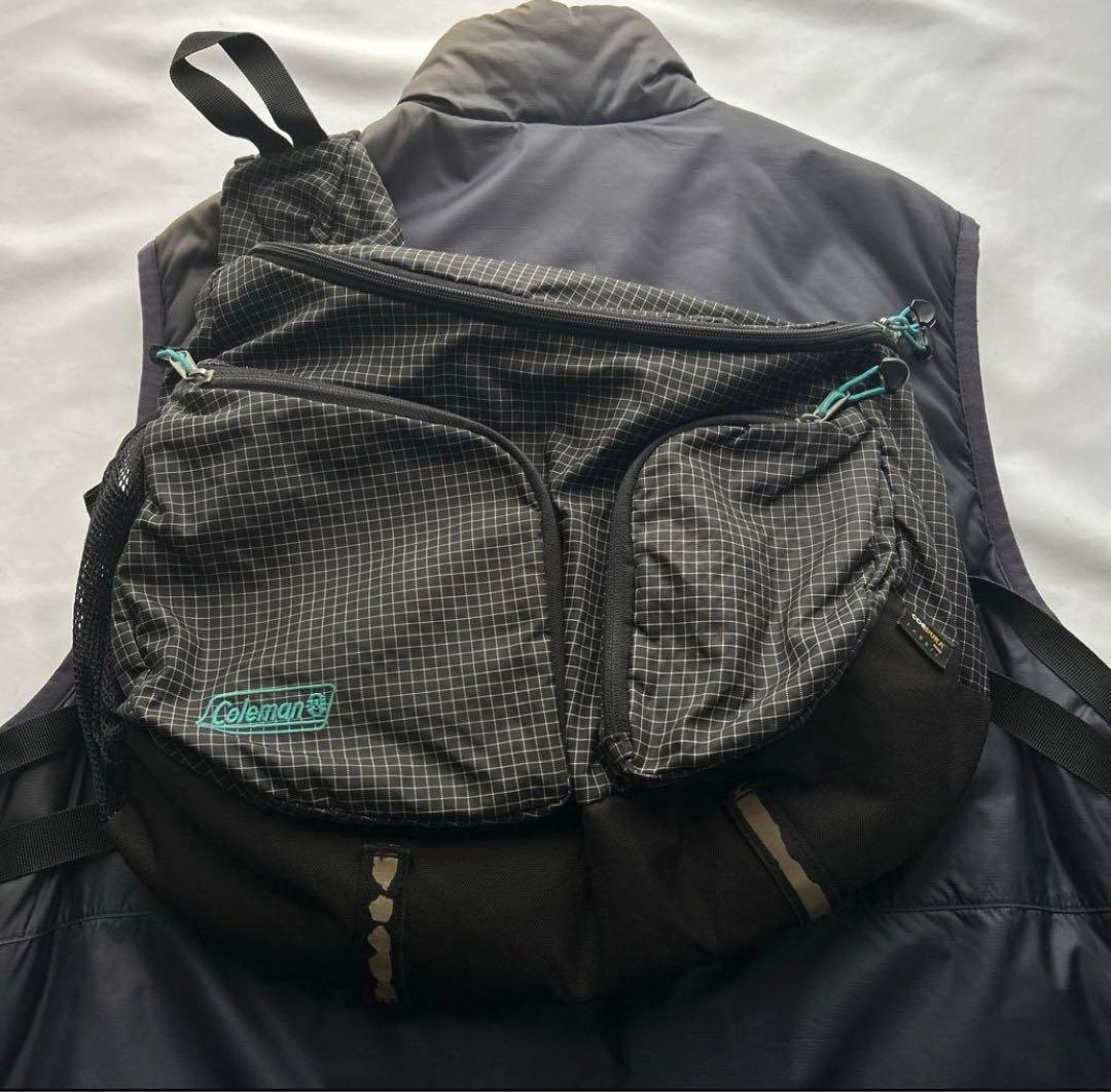 00s coleman マルチポケットショルダーバッグ y2k テック ギア - メルカリ