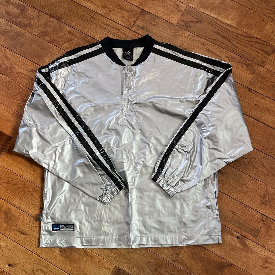 adidas ピステ Vジャン ウィンドシャツ ジャンパー 光沢 野球 サッカー
