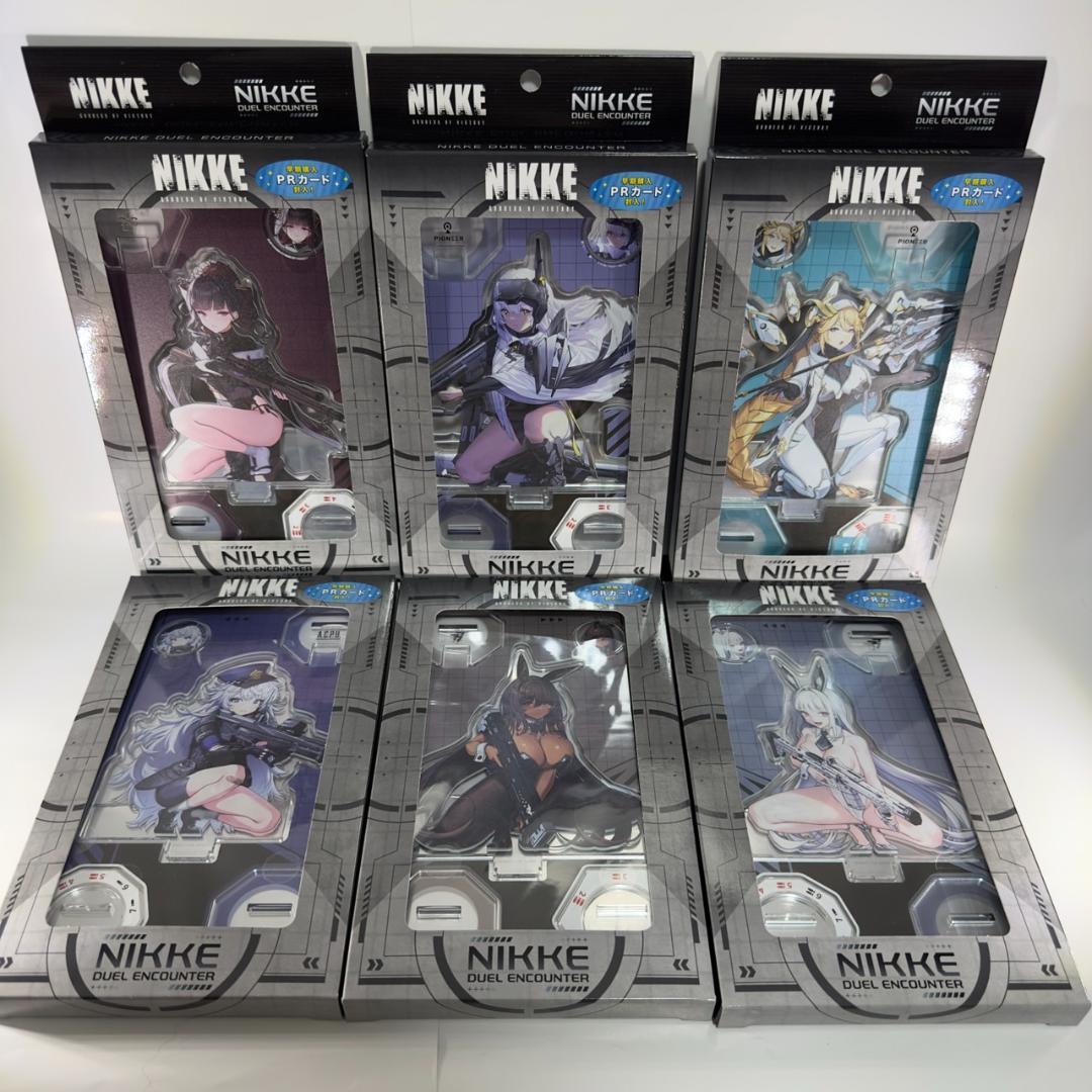 早期特典・マイレージ付き デュエニケ 第3弾 全6種セット NIKKE NIKKEのアクスタカードゲーム「デュエニケ」第3弾5/16発売