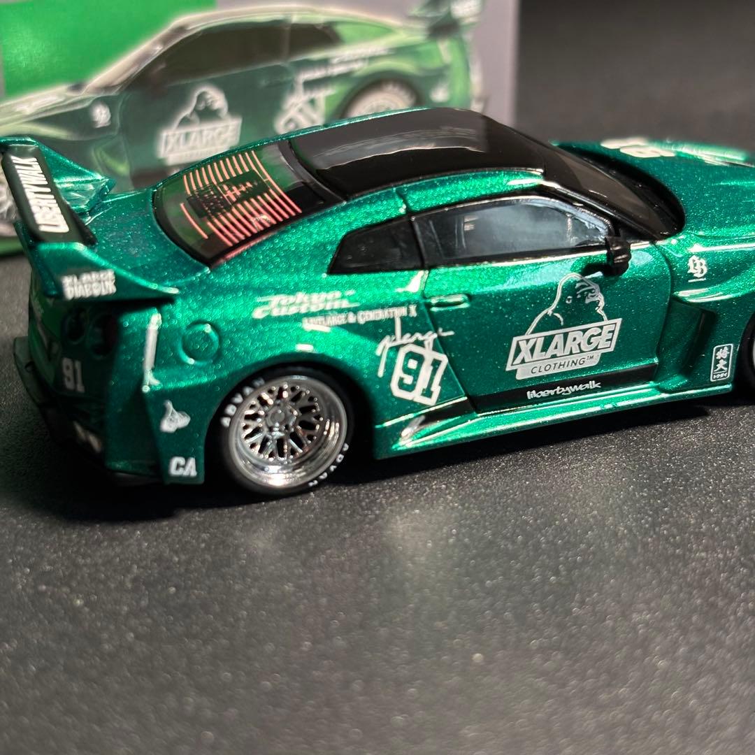 MINIGT LBWK × XLARGE GT NISSAN 35GT 緑 - メルカリ