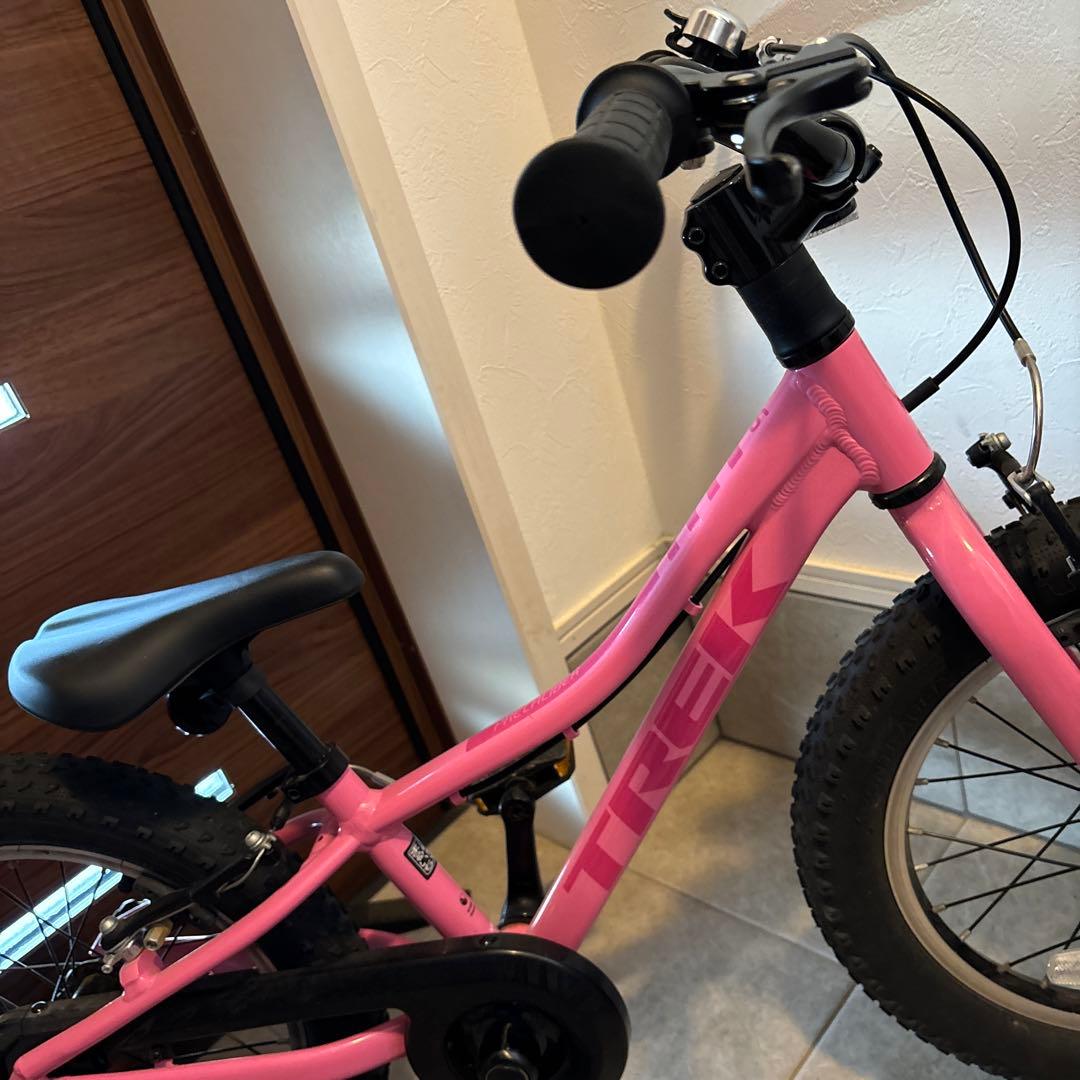 TREK 16インチ 子供用自転車 ピンク - メルカリ