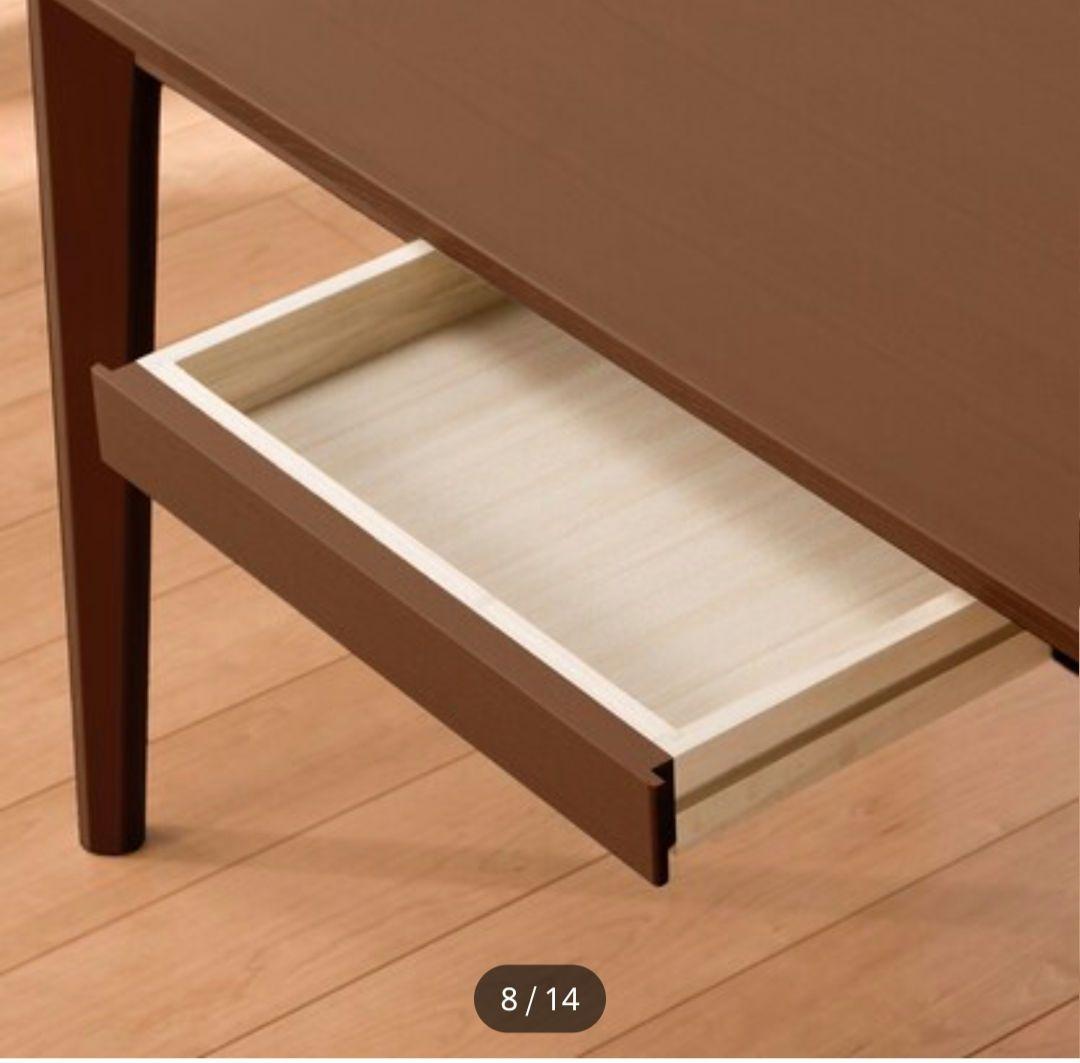 送料込【本日限定出品】ニトリ 引き出し付食卓 ロレイン135 コンセント