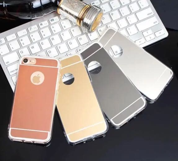 iPhone7 iPhone8 ケース スタイリッシュ ゴールド シルバー 新品 iPhone 8 7 / Plus SE 2020 2022裏面用ケース メッキ加工 TPU 全5色