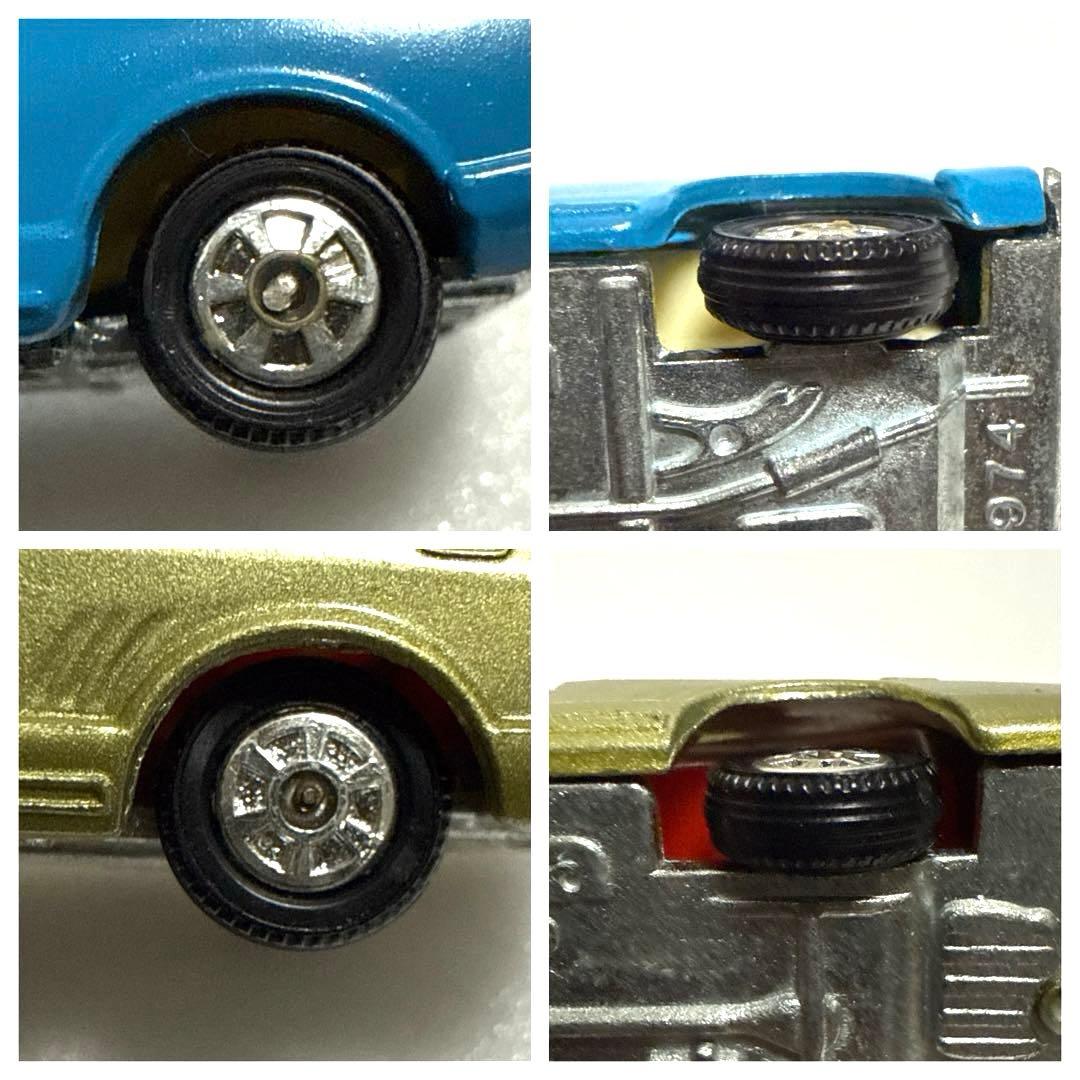 トミカ日本製 日本車シリーズ コルトギャラン 1F 1Eホイール 4台