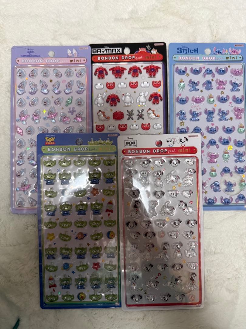 正規品 ボンボンドロップシール ディズニー 5種類セット - メルカリ