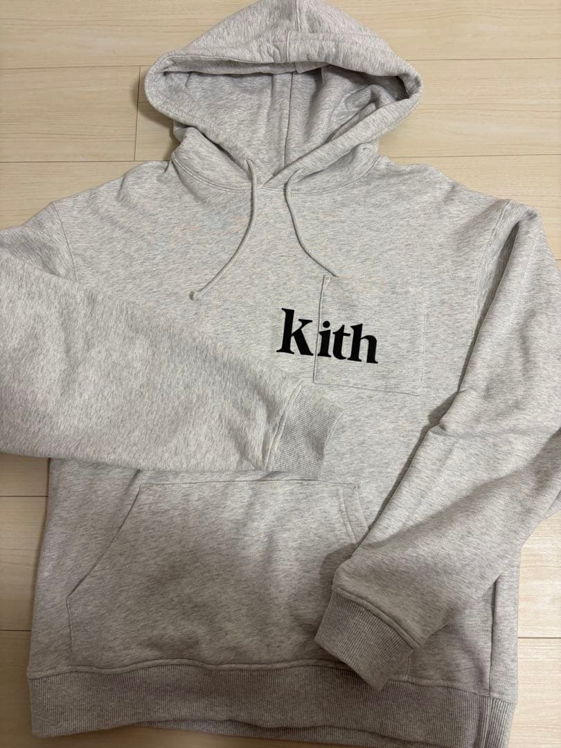kith グレー フード付きパーカー - メルカリ