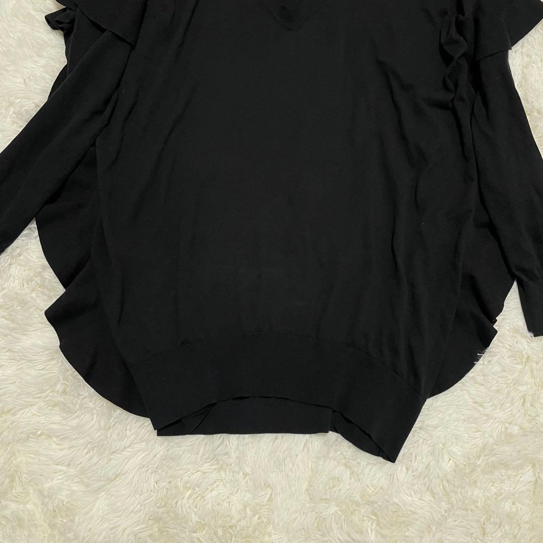 Drawer ドゥロワー コットン フリルニット 18g オーバーサイズ - メルカリ