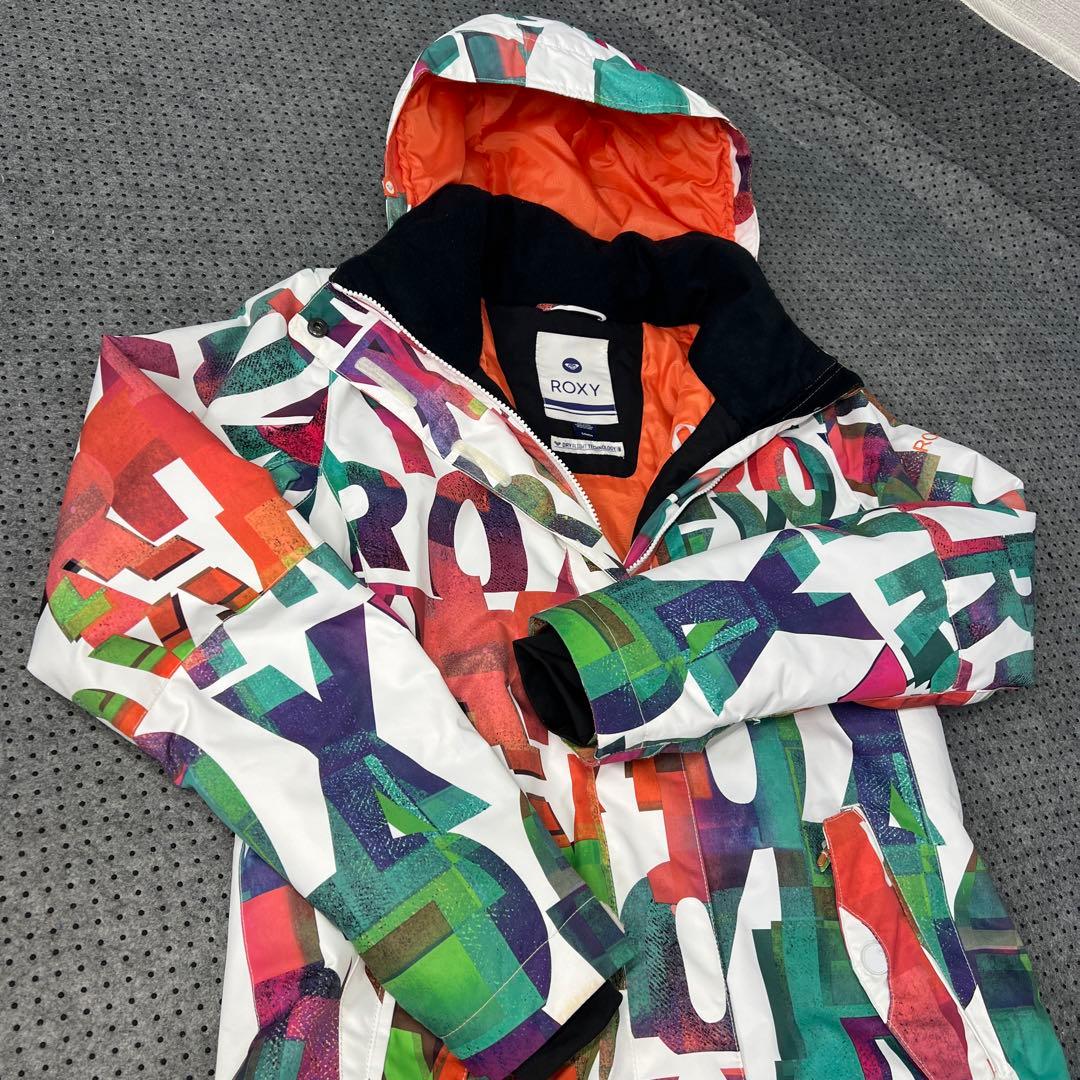 2回着用 レディース♡可愛い♡ROXY スノーボードウェア Lサイズ