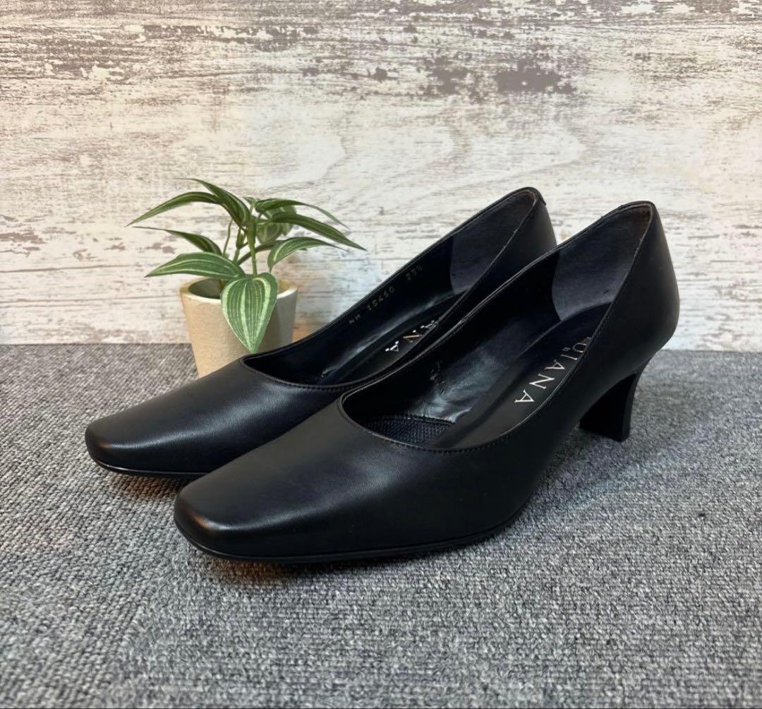 DIANA ダイアナ パンプス ブラック 黒 23.5 - メルカリ