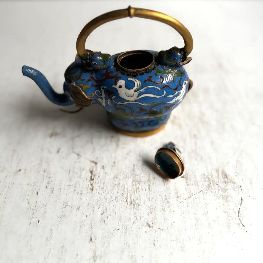 854 コレクション ヴィンテージ 七宝焼 ミニチュア 象のティーセット