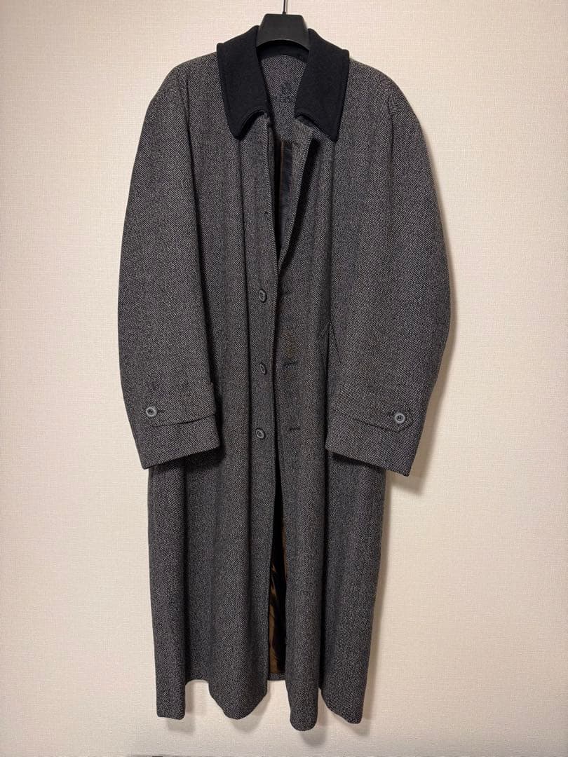 美品】Herringbone Tweed Coat 80-90s - メルカリ