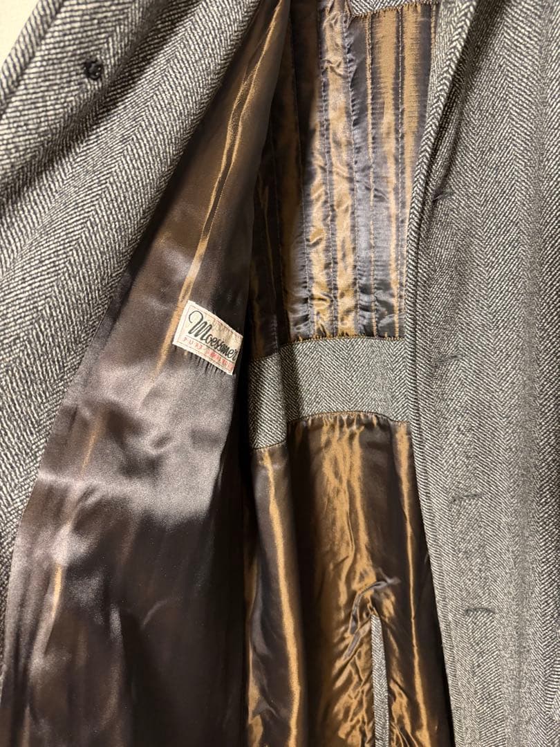 美品】Herringbone Tweed Coat 80-90s - メルカリ