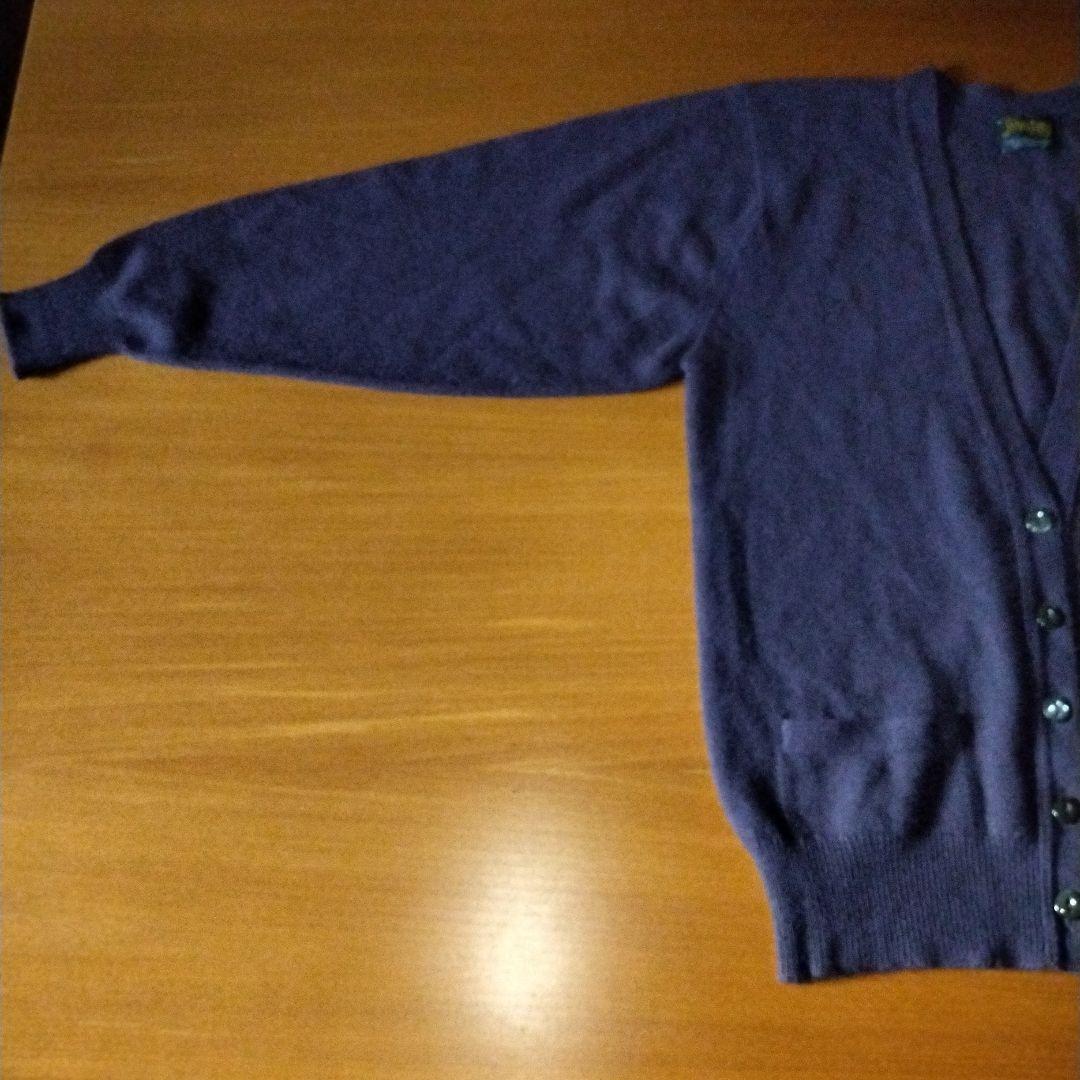 Johnstons of Elgin カシミアカーディガン 紫 ヴィンテージ - メルカリ