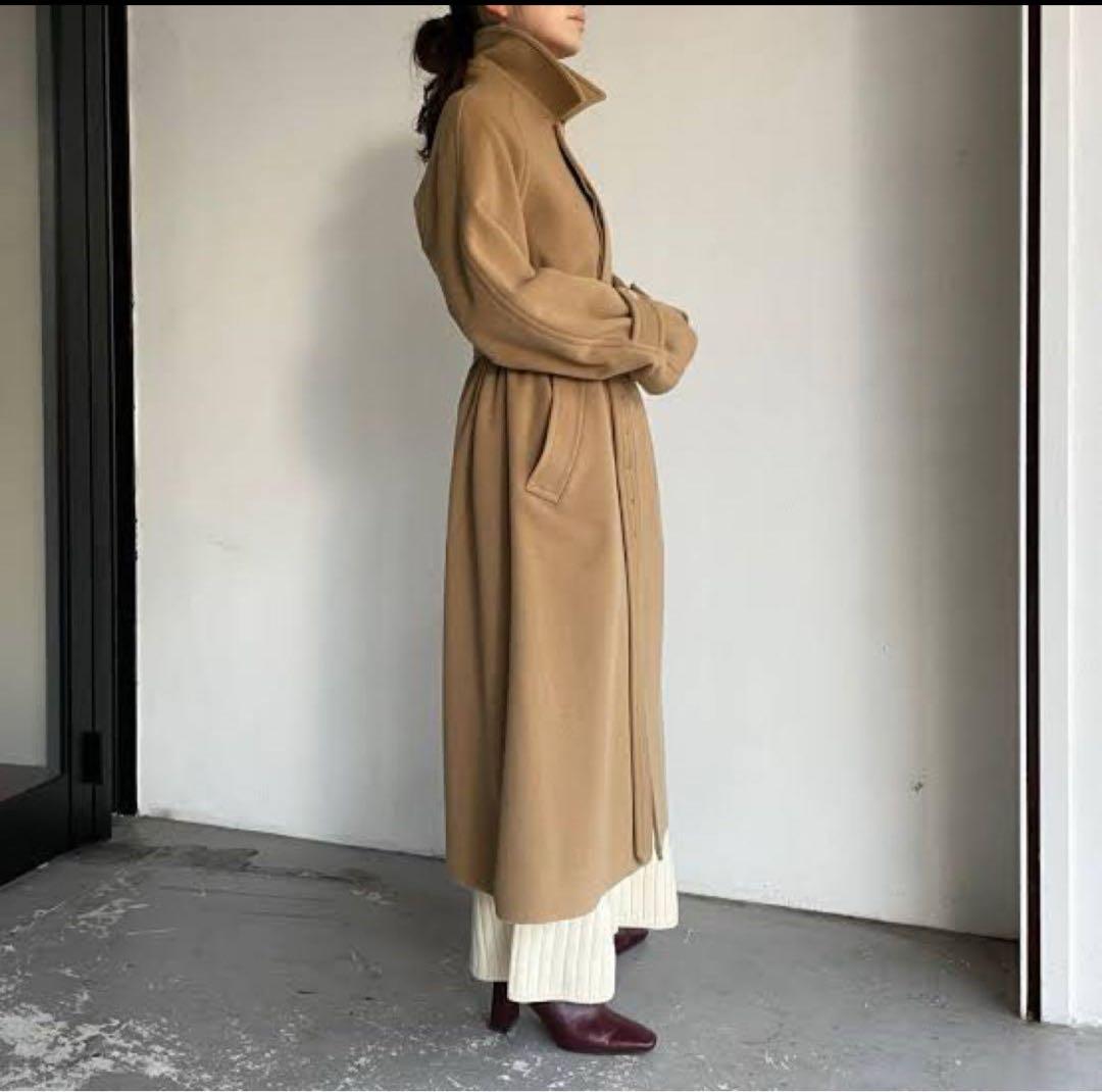 AURALEE カシミアウールモッサーステンカラーコート - メルカリ