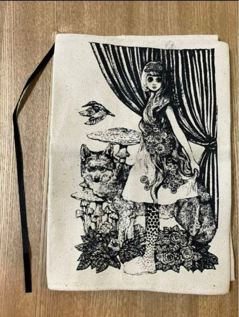 18 非売品　帆布素材　ヒグチユウコ　Palmコラボ！A5サイズ　ブックカバー