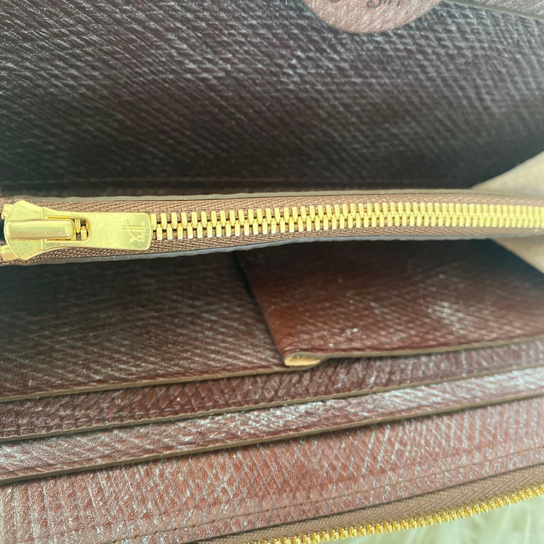 未使用 希少 ロシアンカーフ 新進工房 シンシン 長財布 茶 バタール