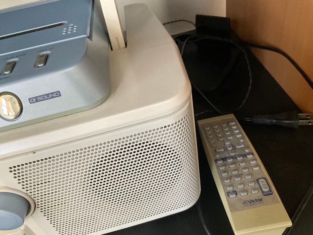 ビクター Victor ICD/MDLPラジカセ RC-Z1MD カラー 白 青 - メルカリ