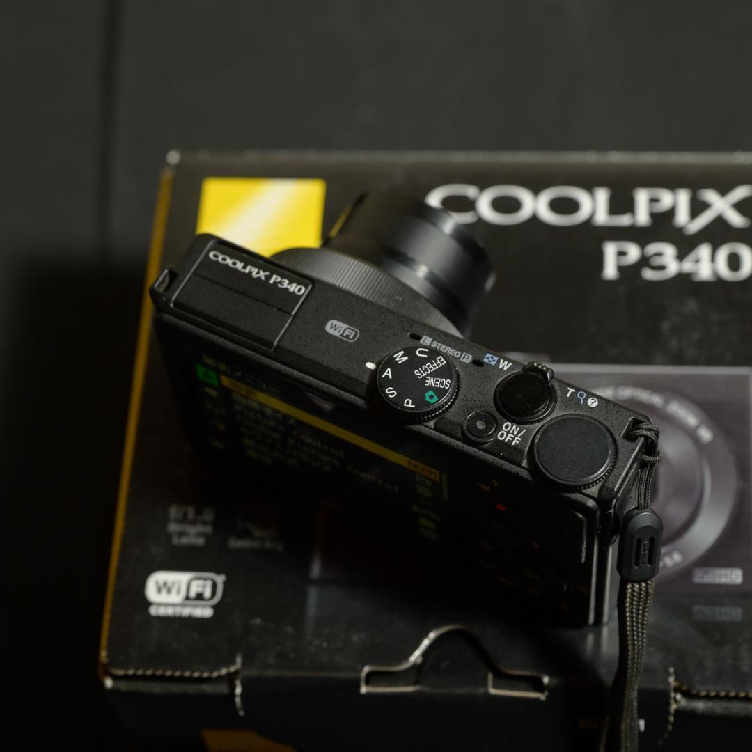 Nikon COOLPIX P340【動作確認済・予備バッテリー＆SDカード付
