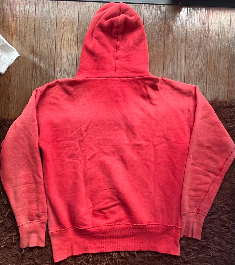 50s 60s スウェット パーカー フェード シングルフェイス ダブル