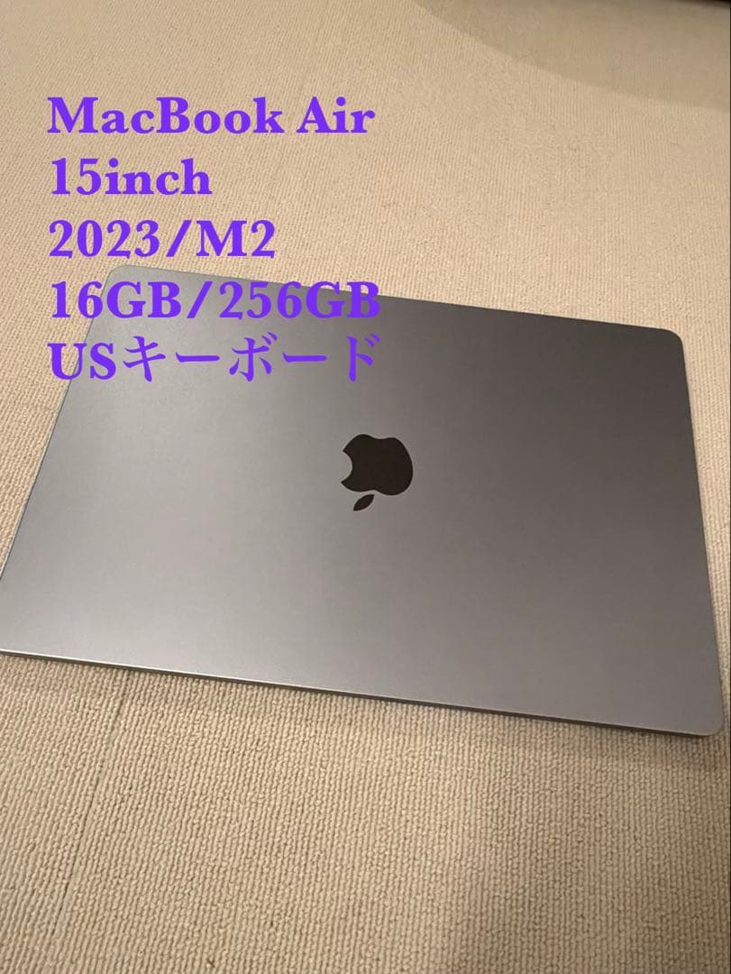 MacBook本体 MacBook Air M2 2023 16GB 256GB 15inch US Amazon.com: 2023 Apple MacBook Air with Apple M2 Chip with 8-Core