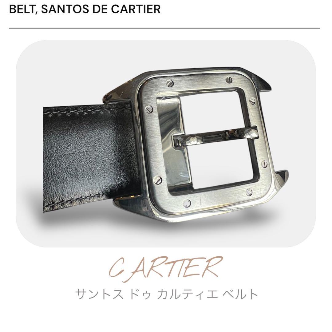 CARTIER サントスドゥ カルティエ ベルト CRL5000663 - サントス ドゥ カルティエ ベルト - ブラック＆ブラウン
