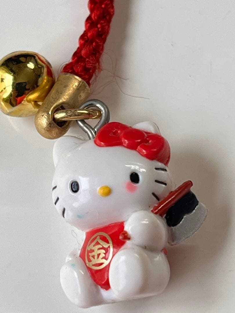 ★節分セール！2026/2/3 24:00まで！【キティちゃん】根付／キーホルダ