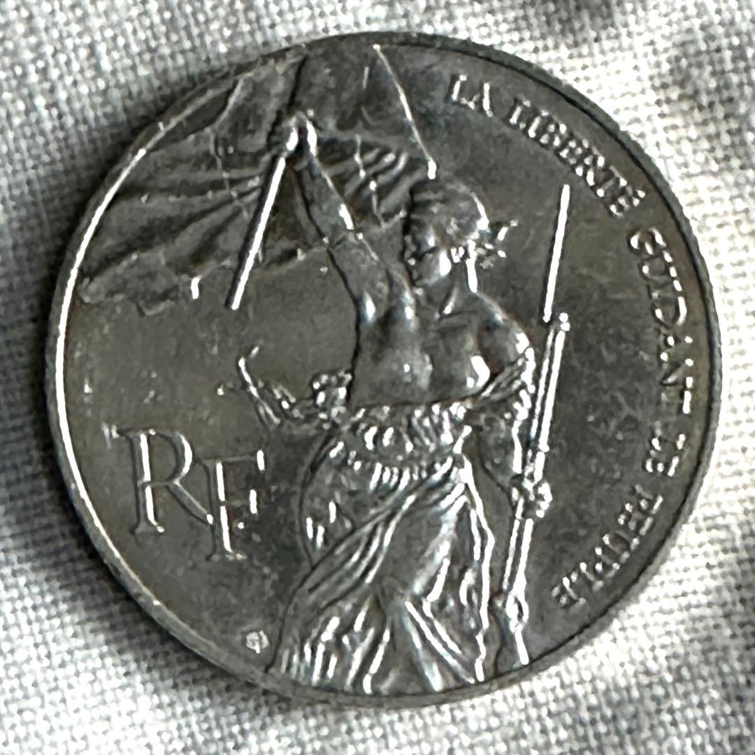 1993年 フランス ルーヴル美術館200年記念100フラン銀貨 記念硬貨