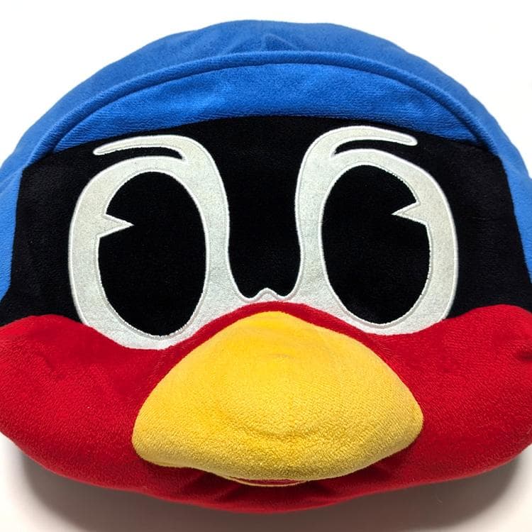 希少】東京ヤクルトスワローズ つば九郎 顔型 クッション - メルカリ