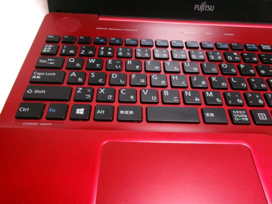 美品FUJITSU LIFEBOOK AH42/Y/新品SSD搭載 ルビーレッド - Windows