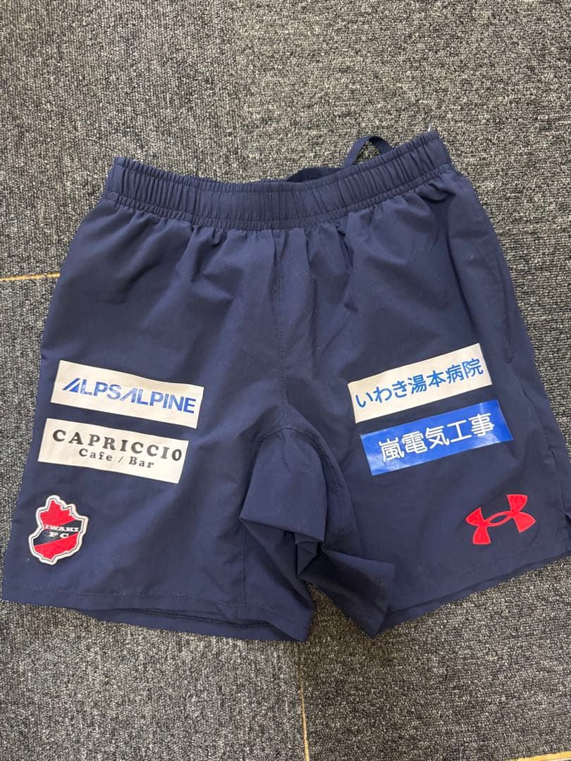 いわきfc 支給品 チームウェア 長袖シャツショートパンツセット