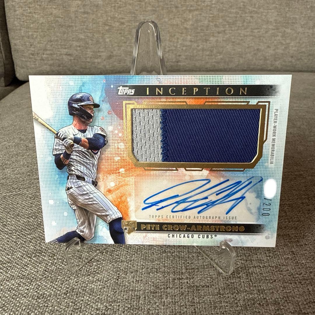 pete crow-armstrong 直筆サイン カラーマッチ RC PCA - メルカリ