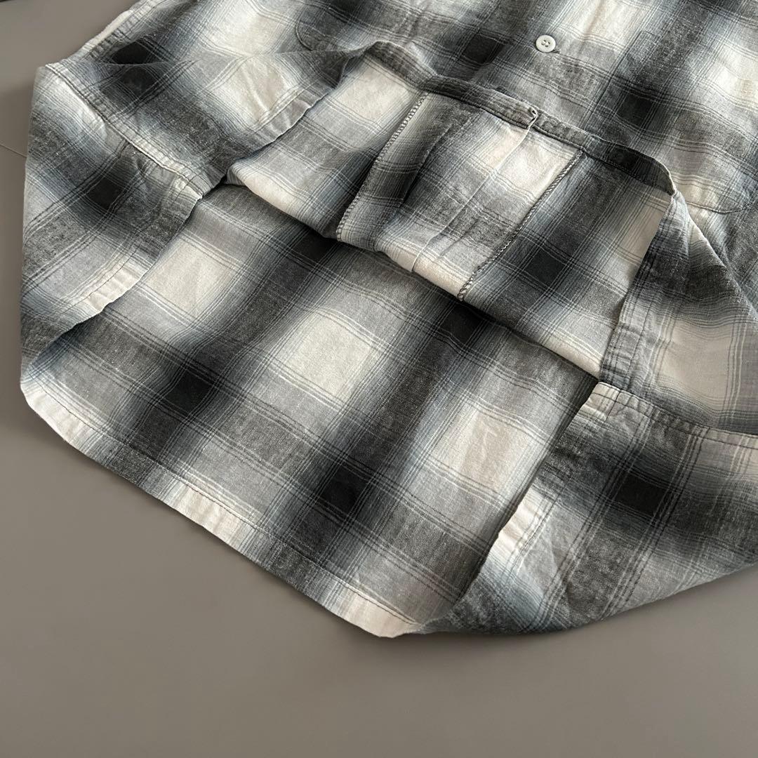 Vintage 50s~ PILGRIM オンブレチェック オープンカラーシャツ - メルカリ