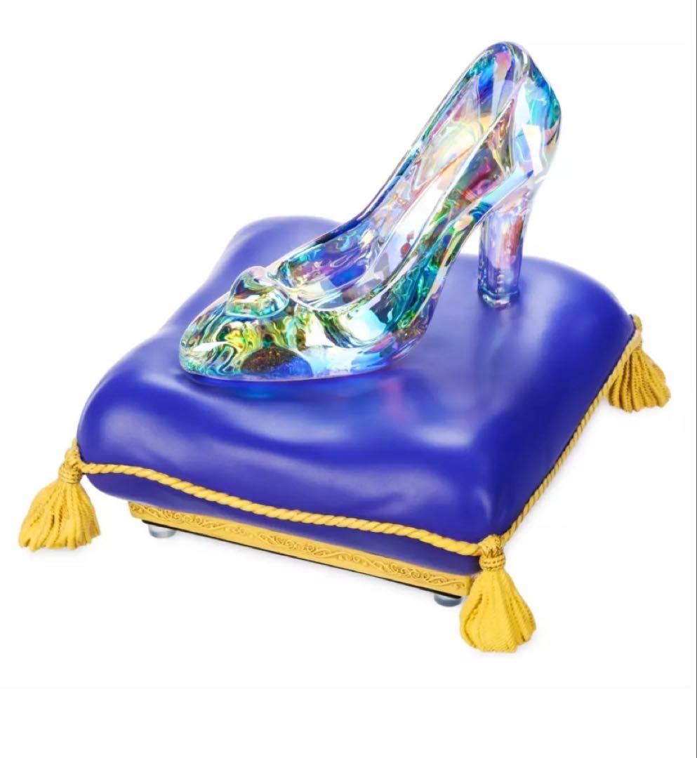 ディズニーストア シンデレラ 75周年 ライトアップ フィギュア ガラス