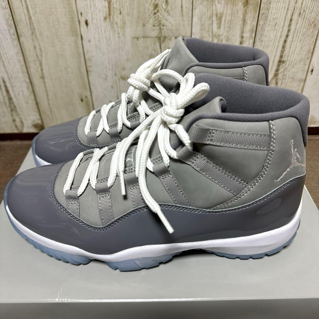 新品】 AIR JORDAN11 Cool Grey エアジョーダン11グレー - メルカリ
