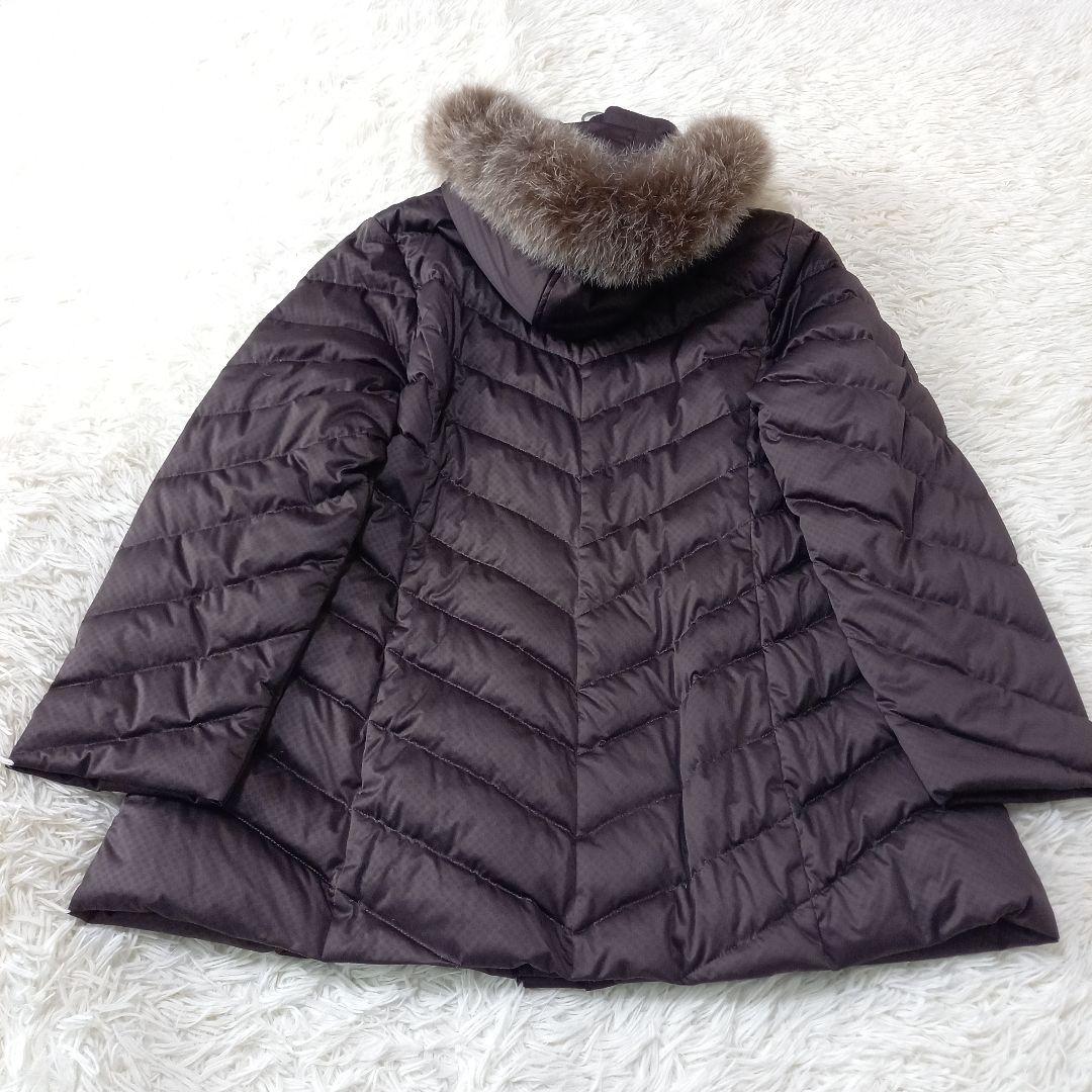 バルマン 2way 3way ダウンジャケットコート フォックスファー ○美品