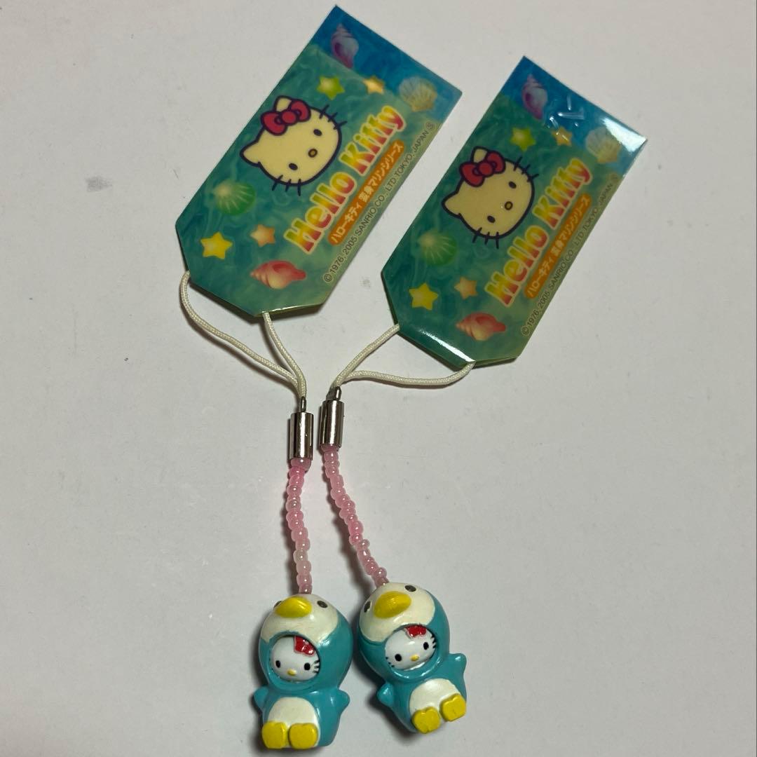 難あり】ご当地キティ キティ変身マリンシリーズ キティストラップ