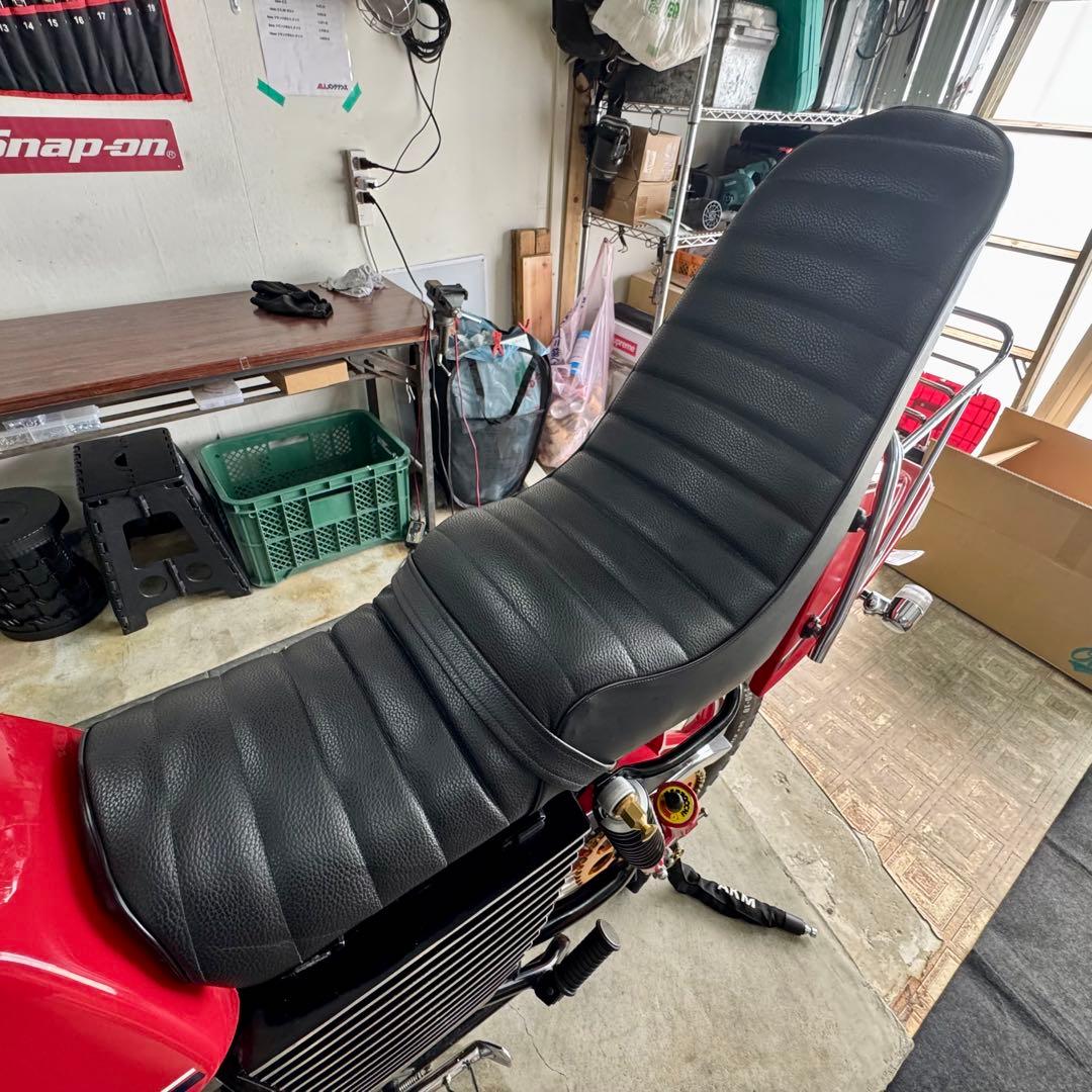 GSX250E GSX400E ザリ 三段 シート チョビ三 チョビサン - メルカリ