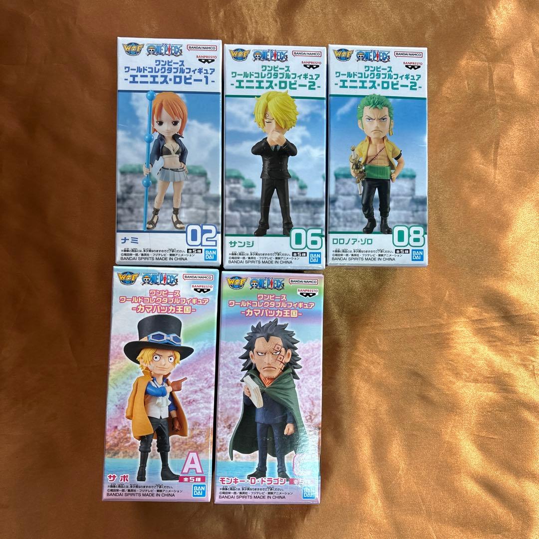 未使用 未開封 ONE PIECE ワールドコレクタブルフィギュア 5点 - メルカリ