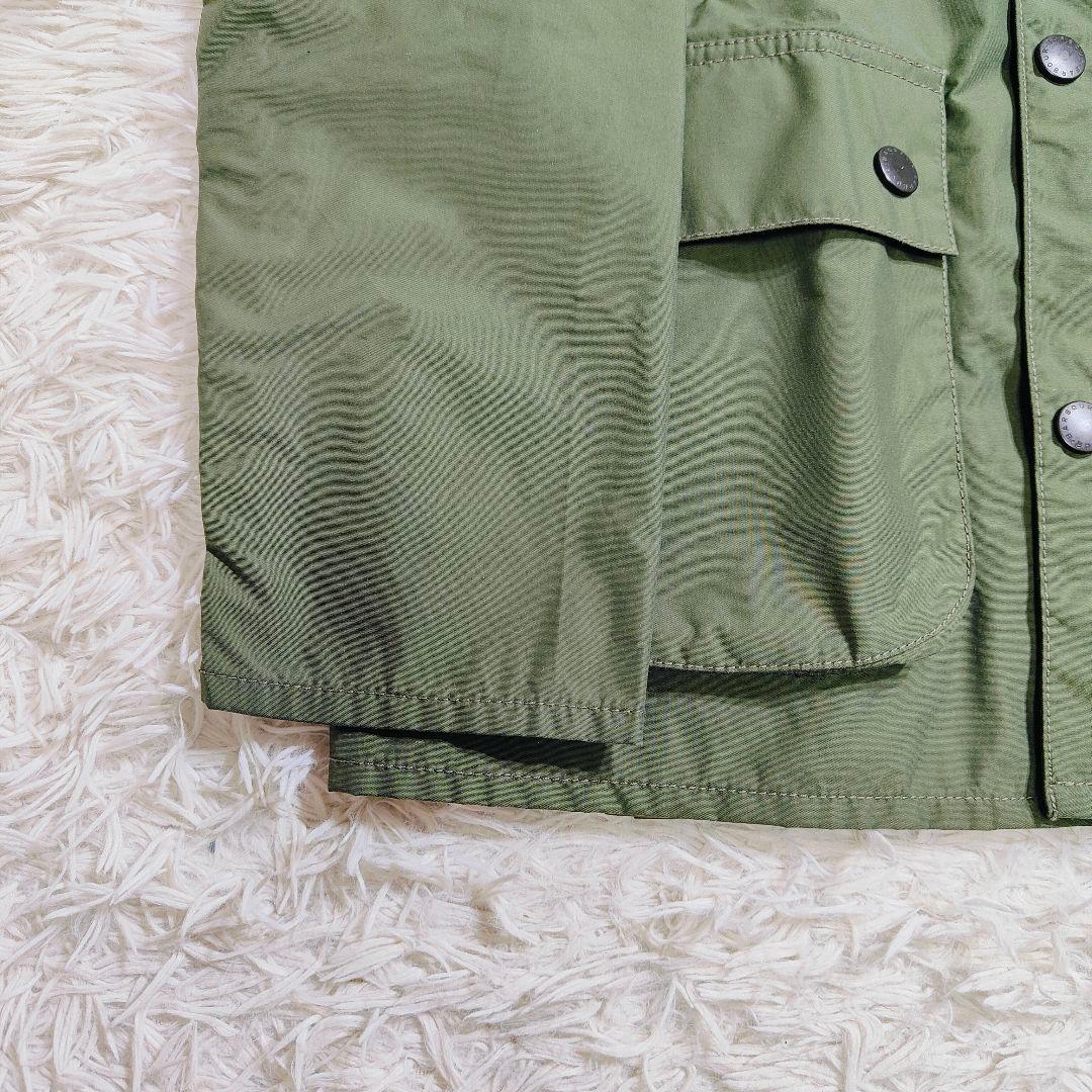 バブアーサウスシールド ビューフォート ナイロンコート 襟